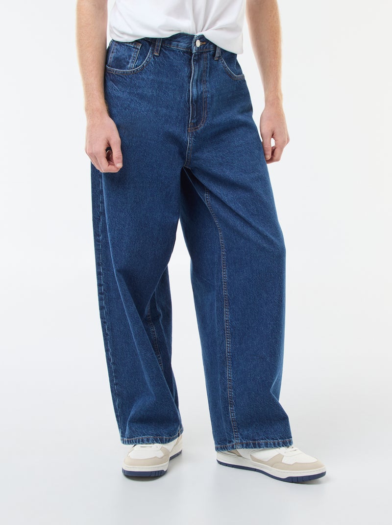 Baggy vaquero fit en algodón Azul - Kiabi