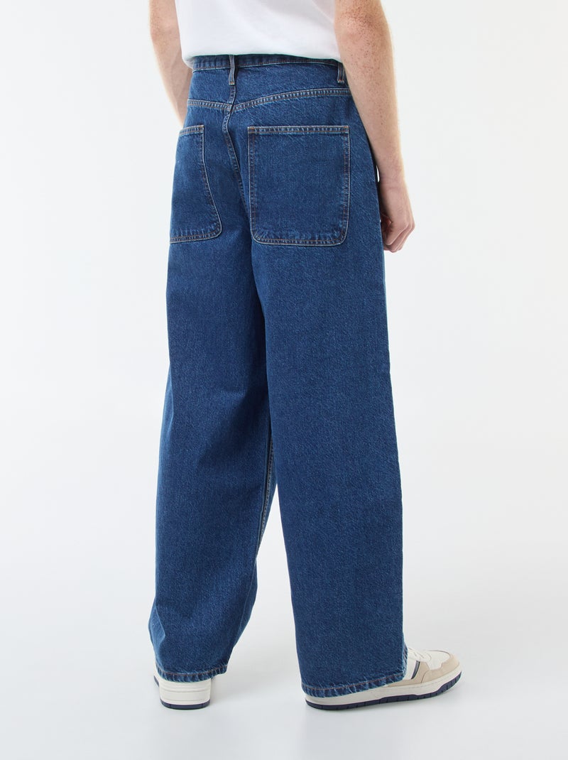 Baggy vaquero fit en algodón Azul - Kiabi