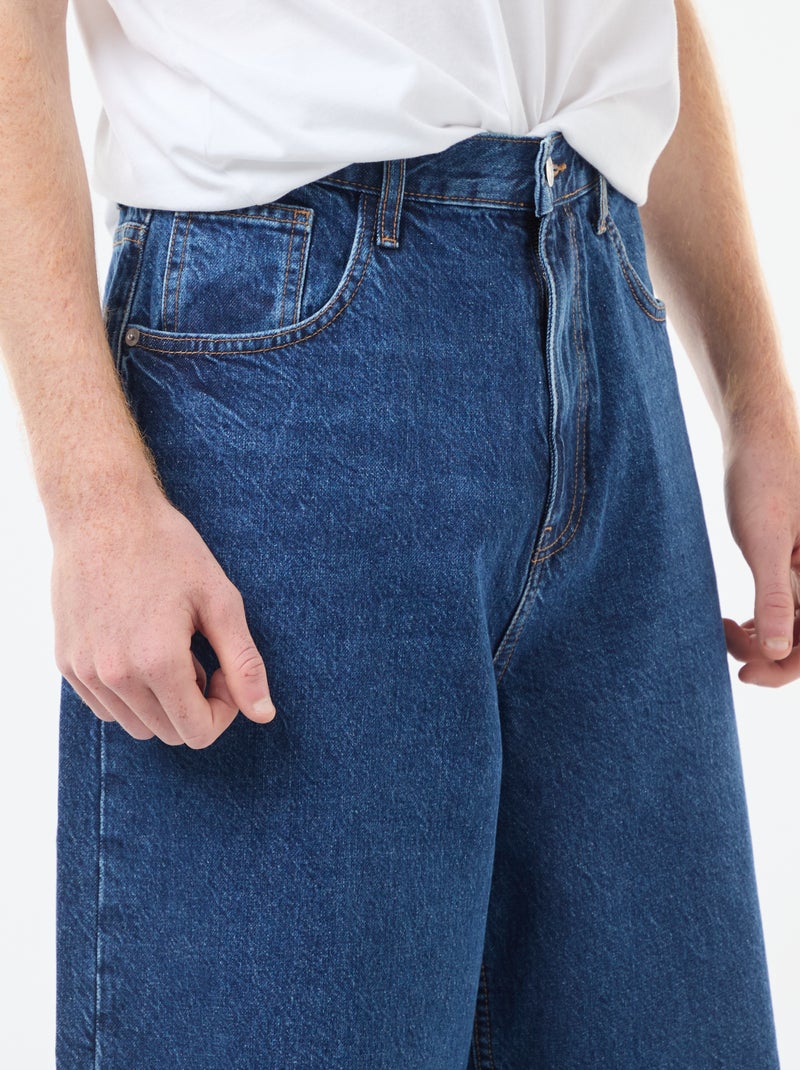 Baggy vaquero fit en algodón Azul - Kiabi