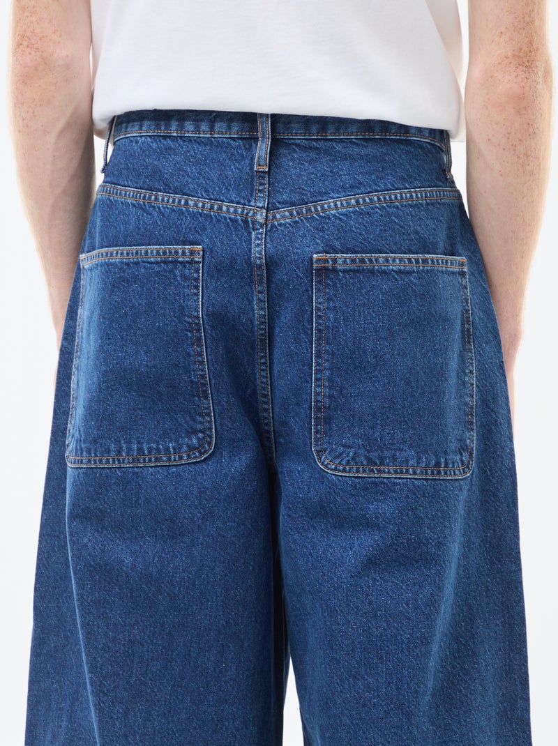 Baggy vaquero fit en algodón Azul - Kiabi