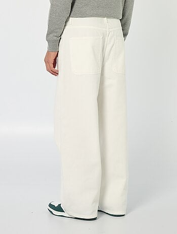 Baggy vaquero fit en algodón