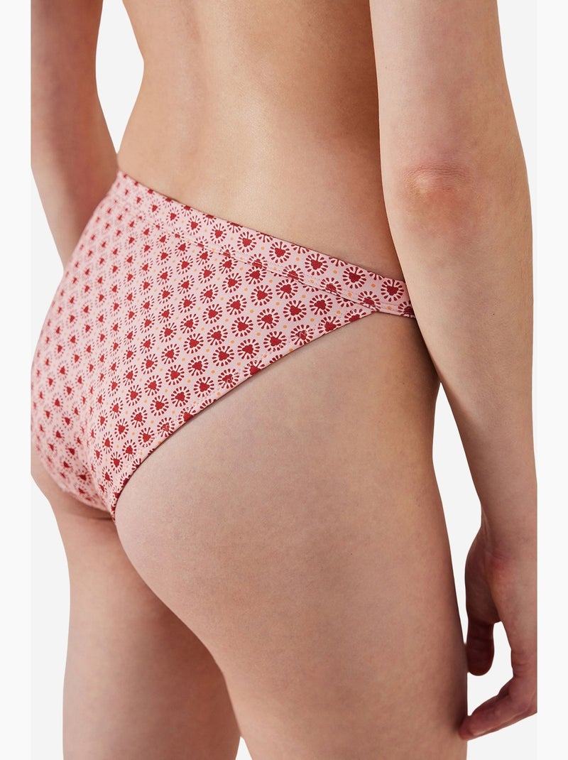 Bahia super braguita de bikini penti Blanco Rojo - Kiabi