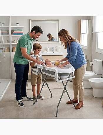 Baignoire pliante avec pieds et réducteur Luigi
