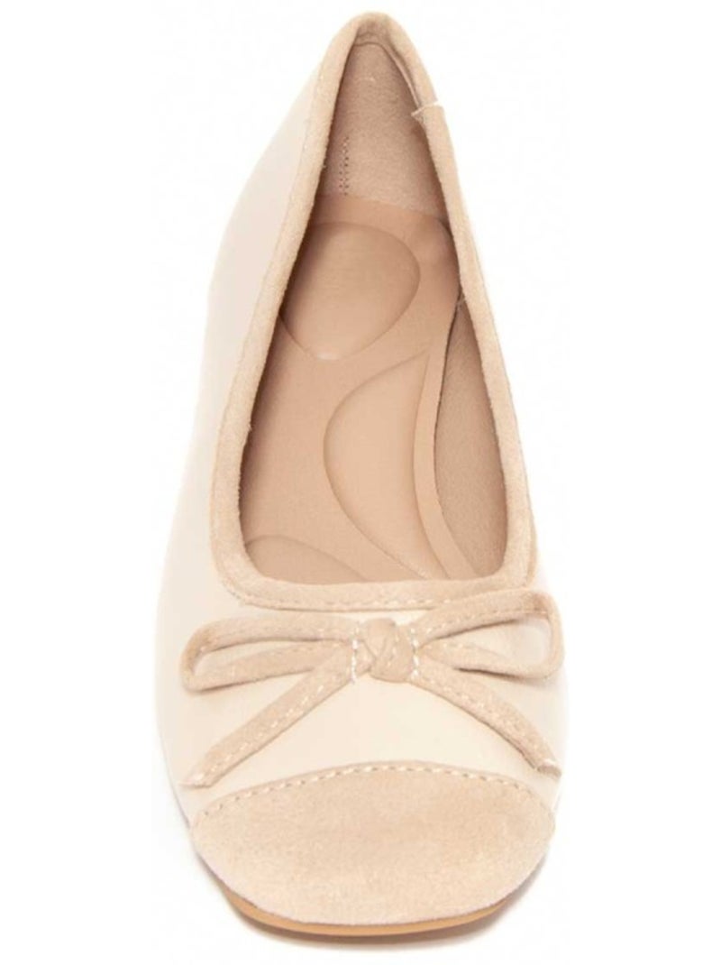 Bailarina Casual Sintetico Montevita Beige - Kiabi