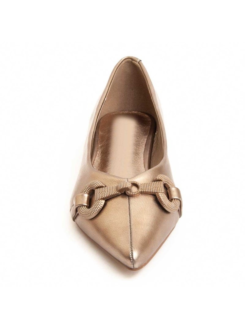 Bailarina Casual Sintetico Montevita Dorado/Oro - Kiabi