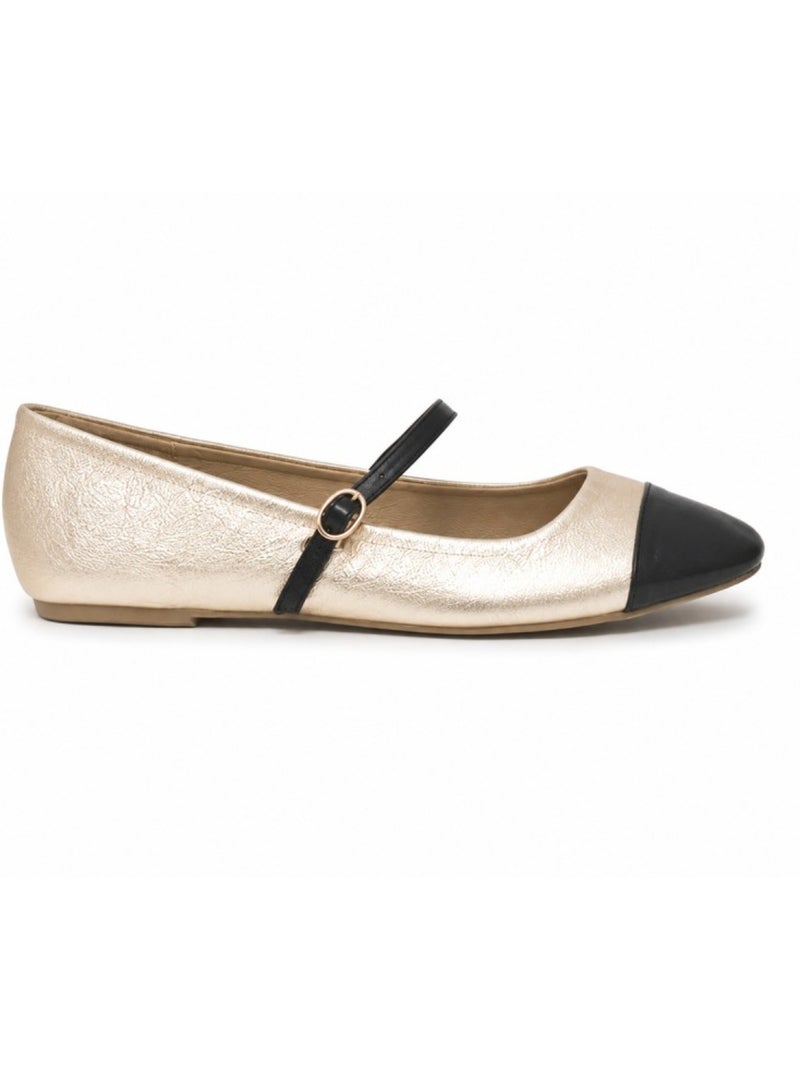 Bailarina casual sintetico montevita Dorado/Oro - Kiabi