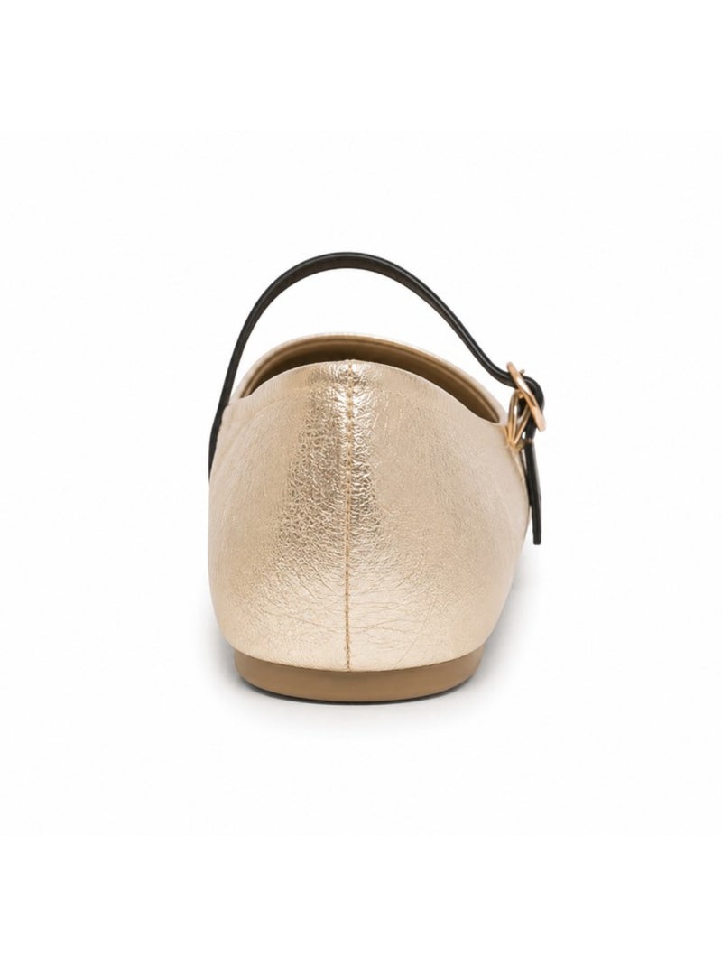 Bailarina casual sintetico montevita Dorado/Oro - Kiabi