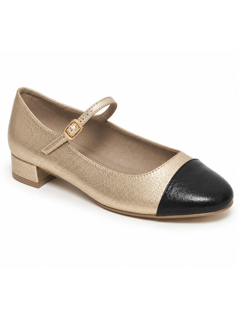 Bailarina casual sintetico montevita Dorado/Oro - Kiabi