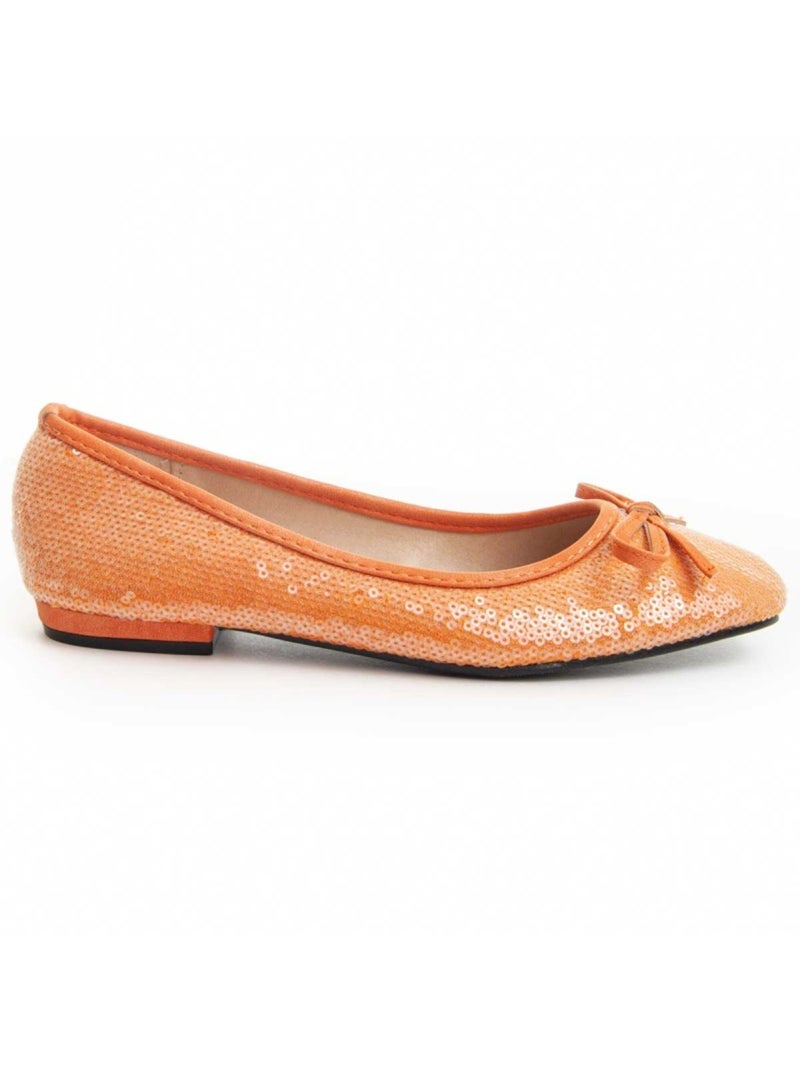 Bailarina Casual Sintetico Montevita Naranja - Kiabi