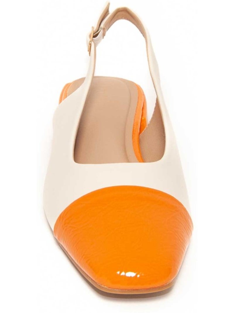 Bailarina Casual Sintetico Montevita Naranja - Kiabi