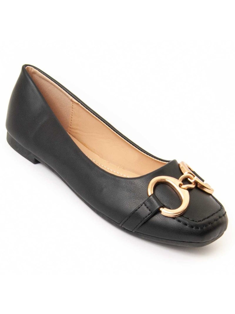 Bailarina Casual Sintetico Montevita Negro - Kiabi