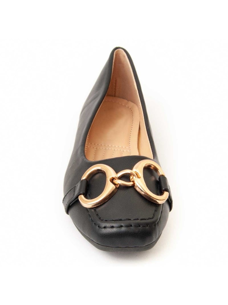 Bailarina Casual Sintetico Montevita Negro - Kiabi