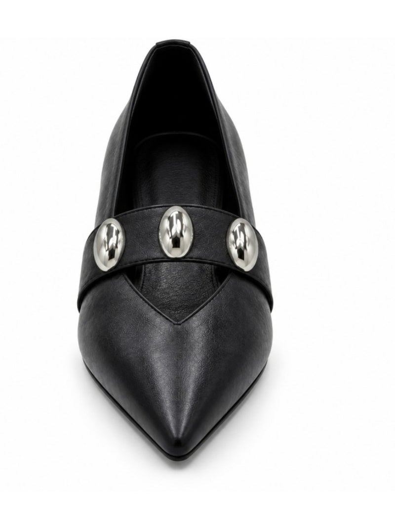 Bailarina casual sintetico montevita Negro - Kiabi