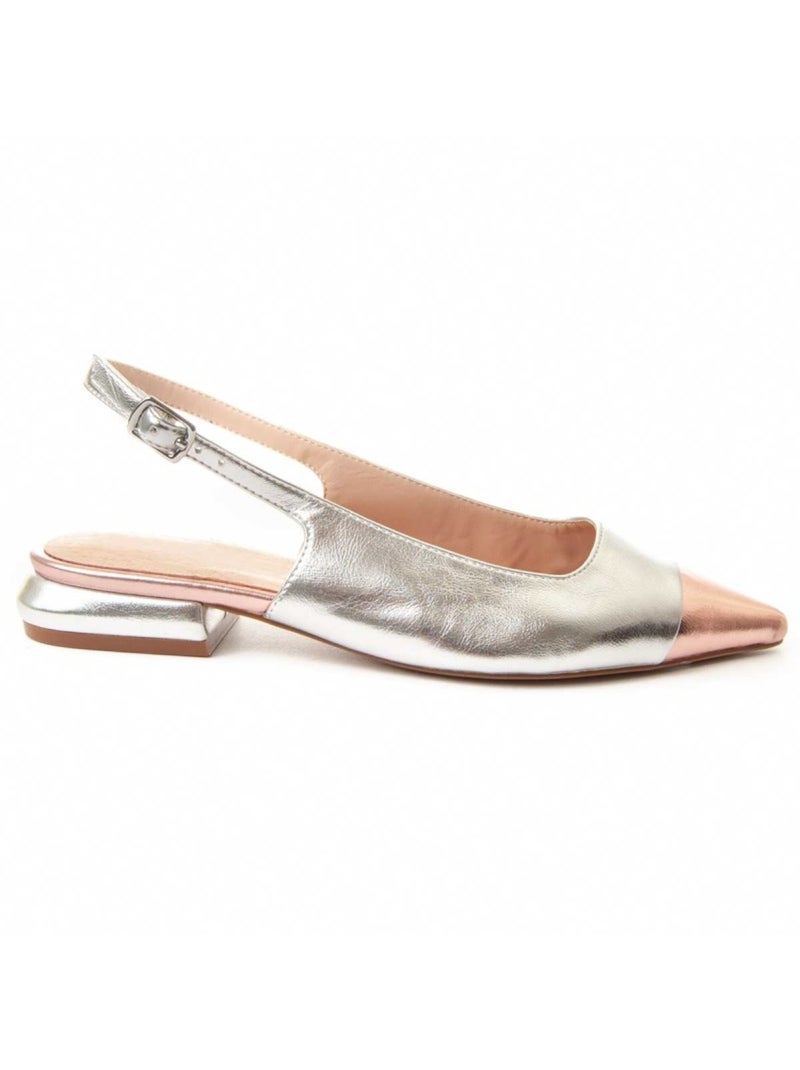 Bailarina Casual Sintetico Montevita Plata - Kiabi