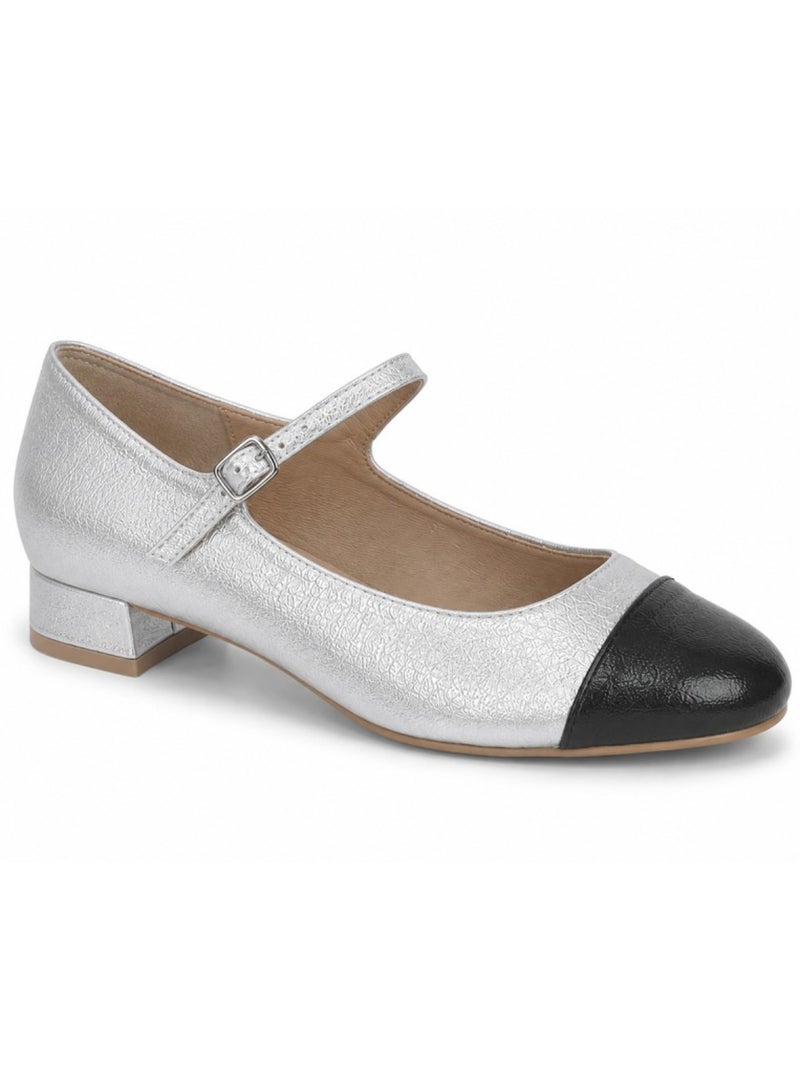 Bailarina casual sintetico montevita Plata - Kiabi