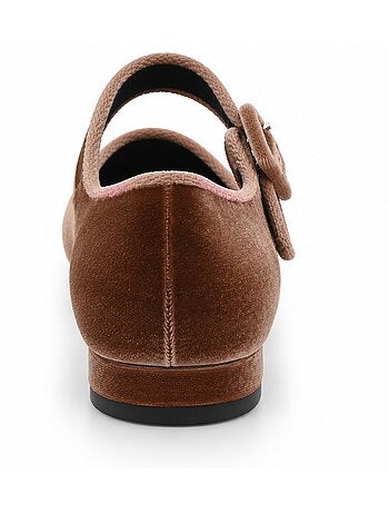 Bailarina casual terciopelo montevita