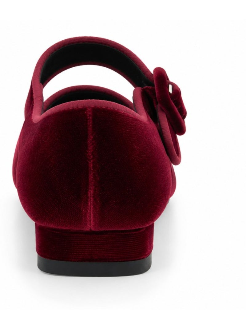 Bailarina casual terciopelo montevita Rojo - Kiabi