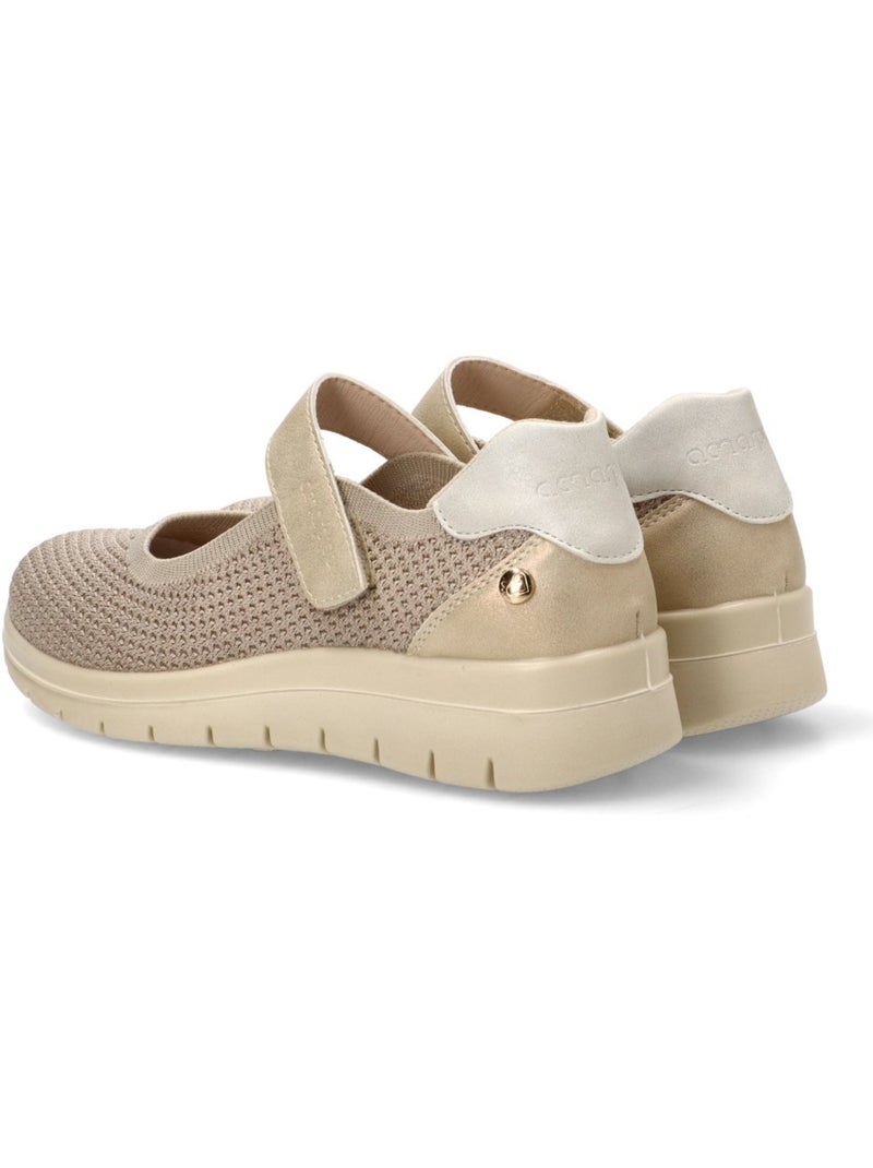 Bailarina Diario Mujer Suela Plana - Amarpies Beige - Kiabi