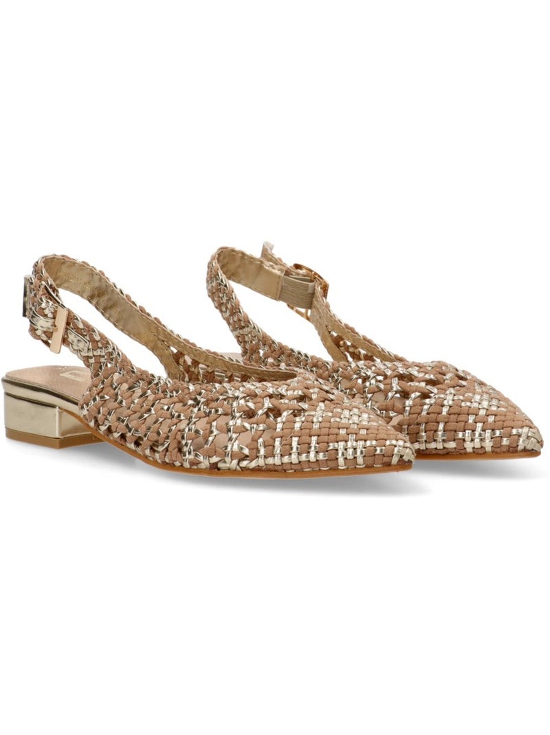 Bailarina Diario Mujer Suela Plana - Etika Beige - Kiabi