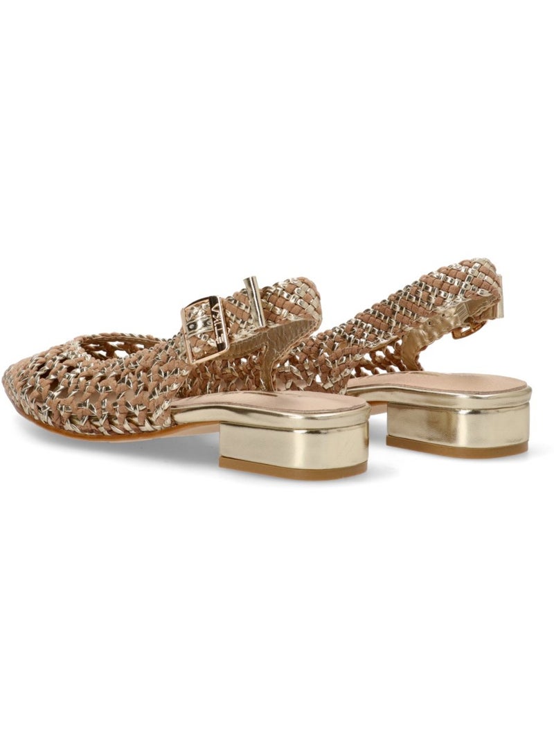 Bailarina Diario Mujer Suela Plana - Etika Beige - Kiabi