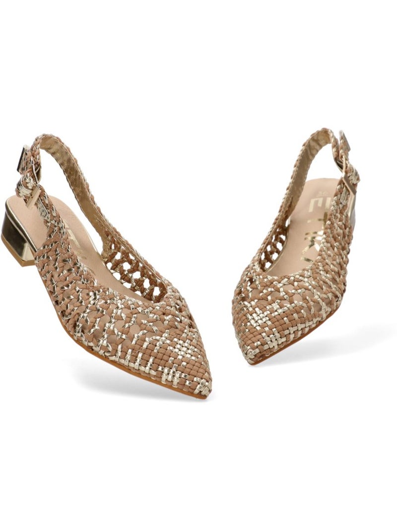 Bailarina Diario Mujer Suela Plana - Etika Beige - Kiabi