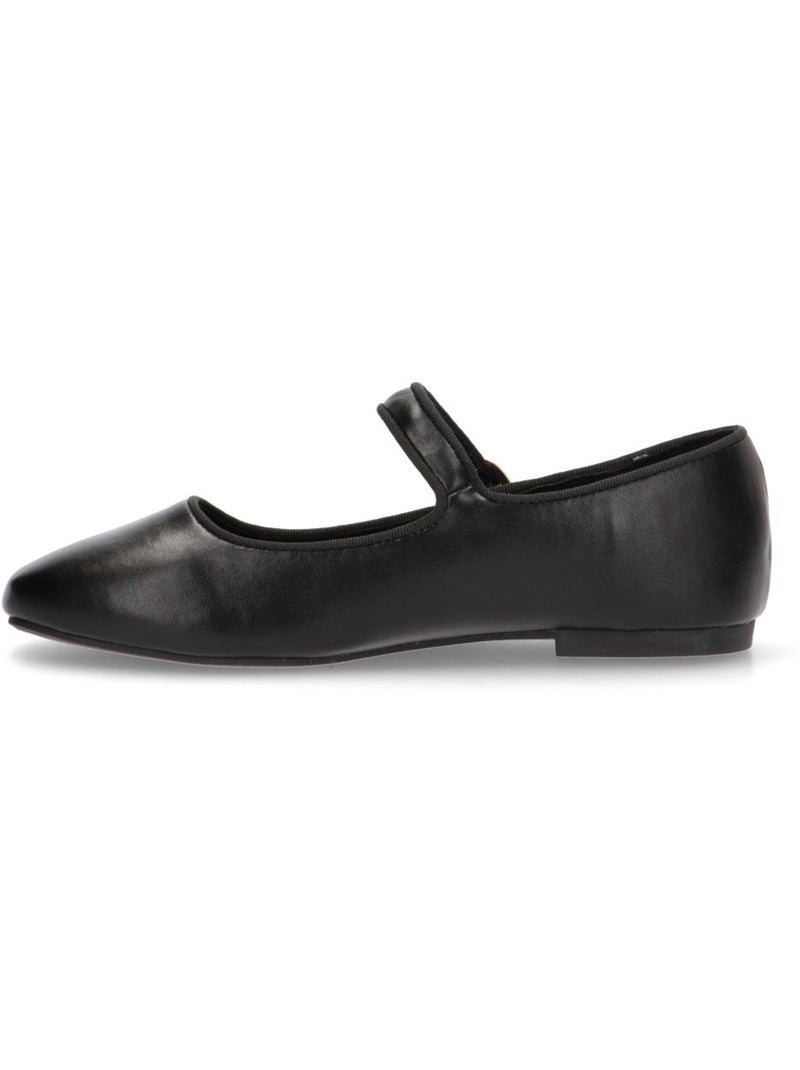 Bailarina Diario Mujer Suela Plana - Etika Negro - Kiabi