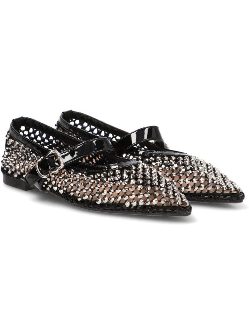 Bailarina Diario Mujer Suela Plana - Ideal Shoes Negro - Kiabi