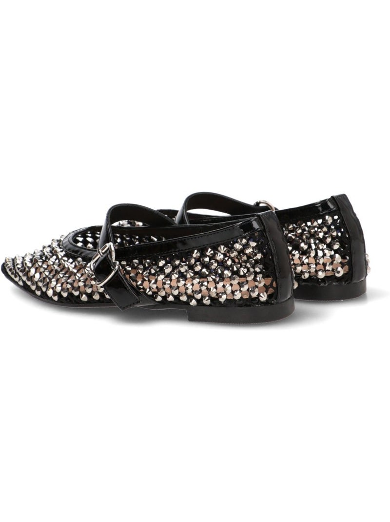 Bailarina Diario Mujer Suela Plana - Ideal Shoes Negro - Kiabi