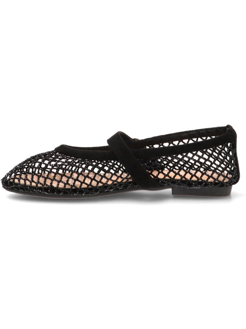 Bailarina Diario Mujer Suela Plana - Ideal Shoes Negro - Kiabi