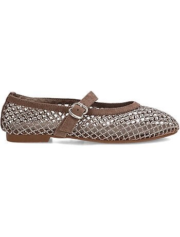 Bailarina diario mujer suela plana - ideal shoes