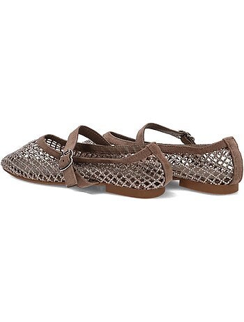 Bailarina diario mujer suela plana - ideal shoes
