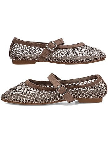 Bailarina diario mujer suela plana - ideal shoes
