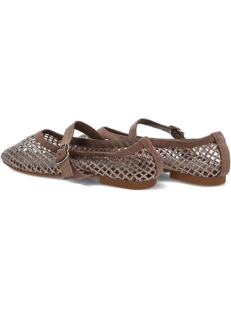Bailarina diario mujer suela plana - ideal shoes Taupe - Kiabi