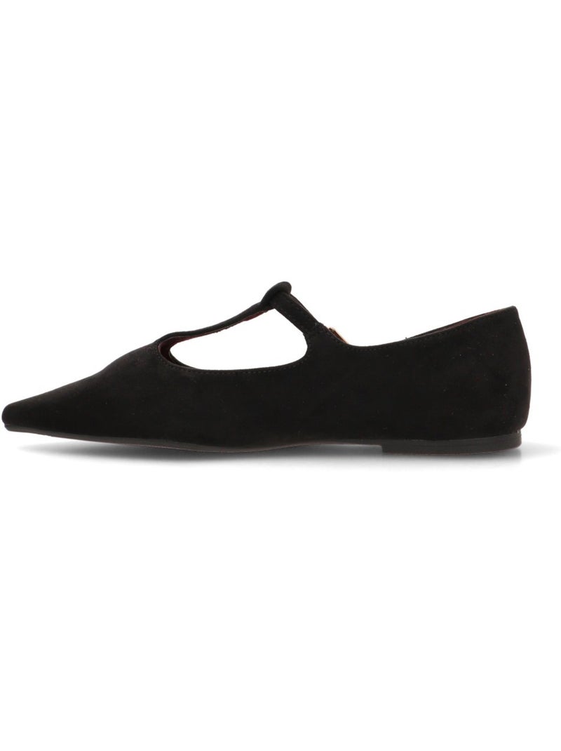 Bailarina diario mujer suela plana - isteria Negro - Kiabi