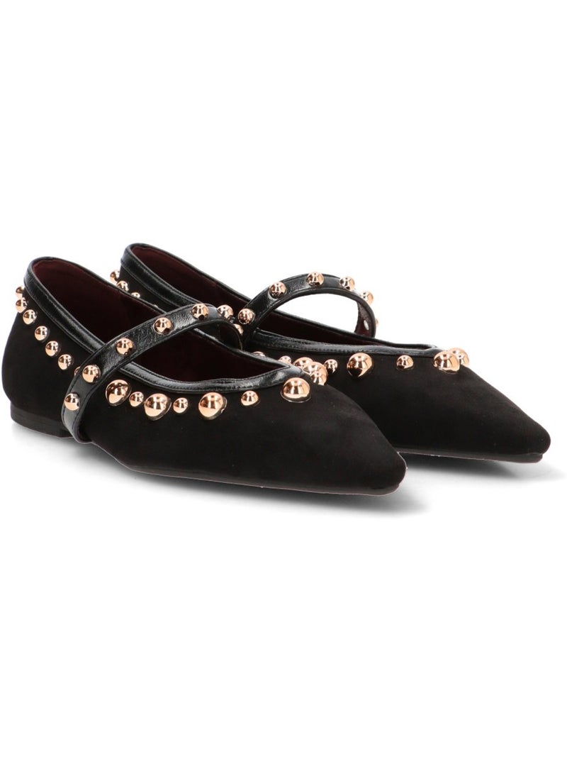 Bailarina diario mujer suela plana - isteria Negro - Kiabi