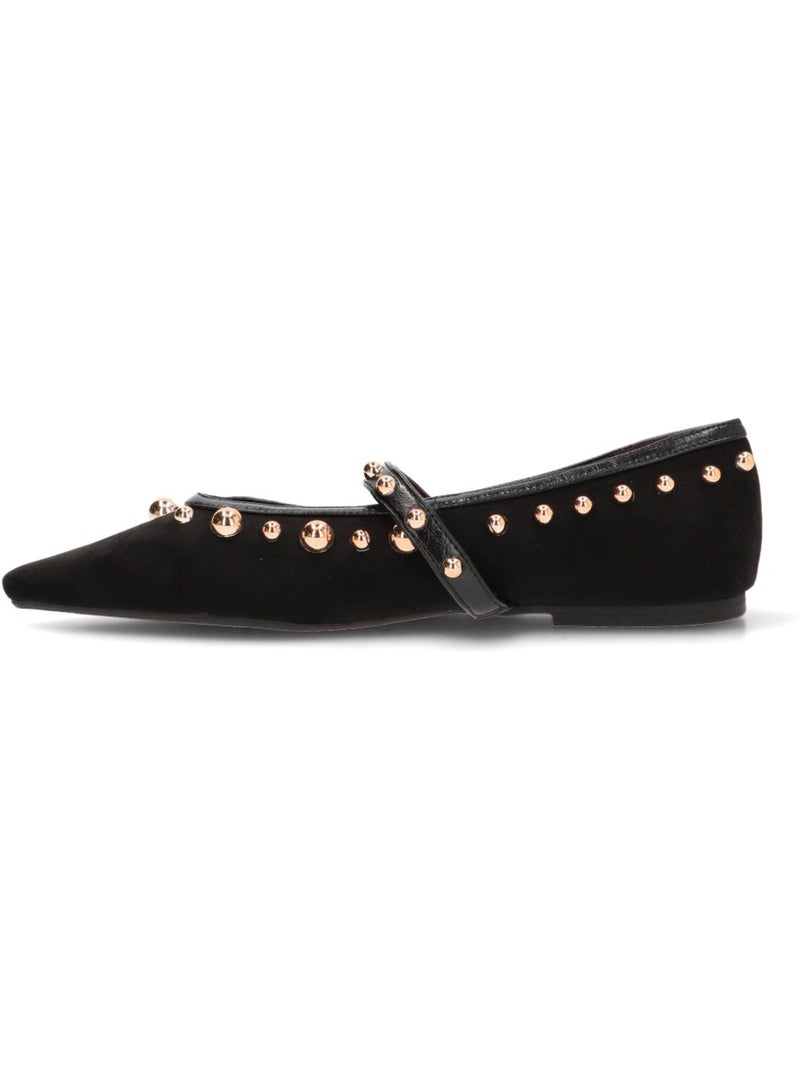 Bailarina diario mujer suela plana - isteria Negro - Kiabi