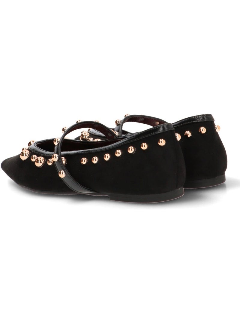 Bailarina diario mujer suela plana - isteria Negro - Kiabi
