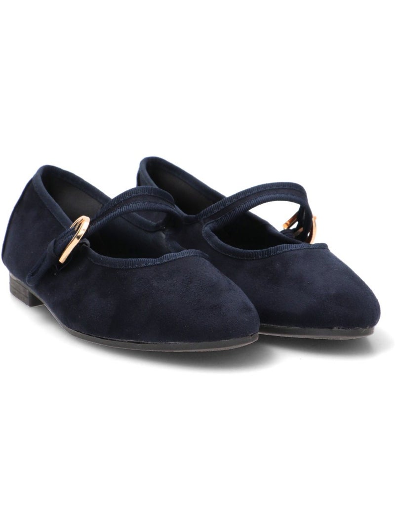 Bailarina diario mujer suela plana - luna collection Azul - Kiabi
