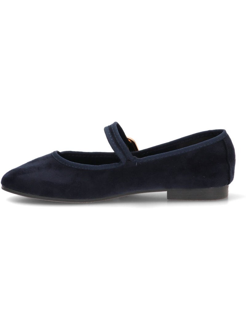 Bailarina diario mujer suela plana - luna collection Azul - Kiabi