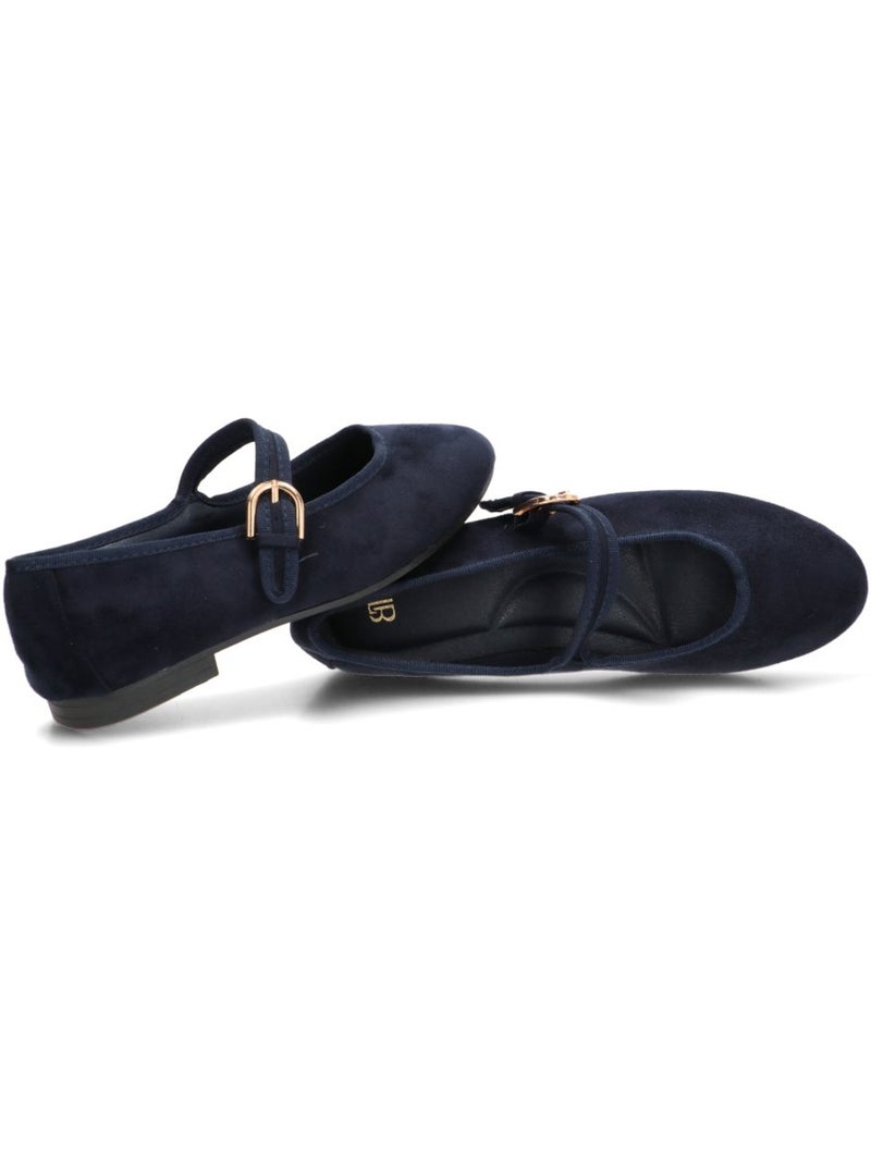 Bailarina diario mujer suela plana - luna collection Azul - Kiabi