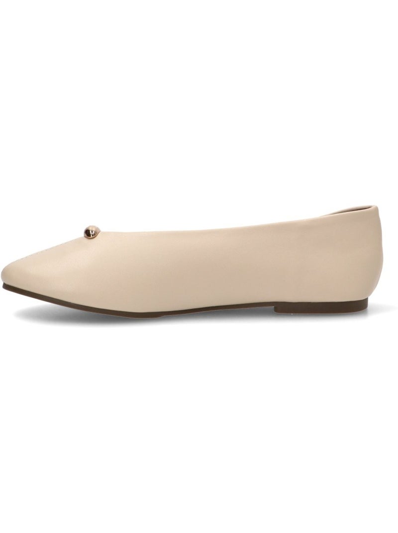 Bailarina diario mujer suela plana - luna collection Beige - Kiabi