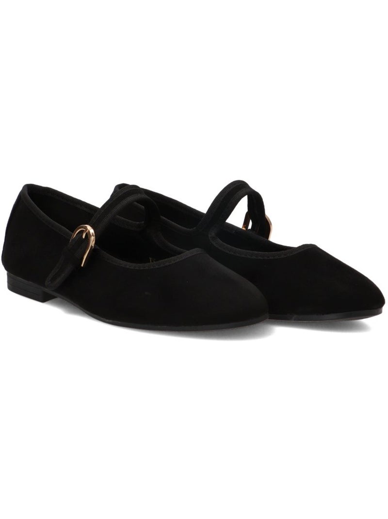 Bailarina diario mujer suela plana - luna collection Negro - Kiabi