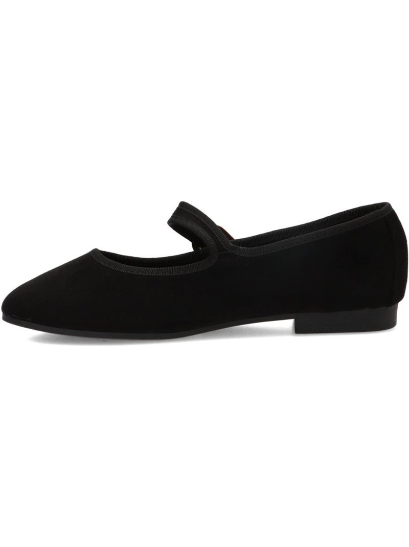 Bailarina diario mujer suela plana - luna collection Negro - Kiabi