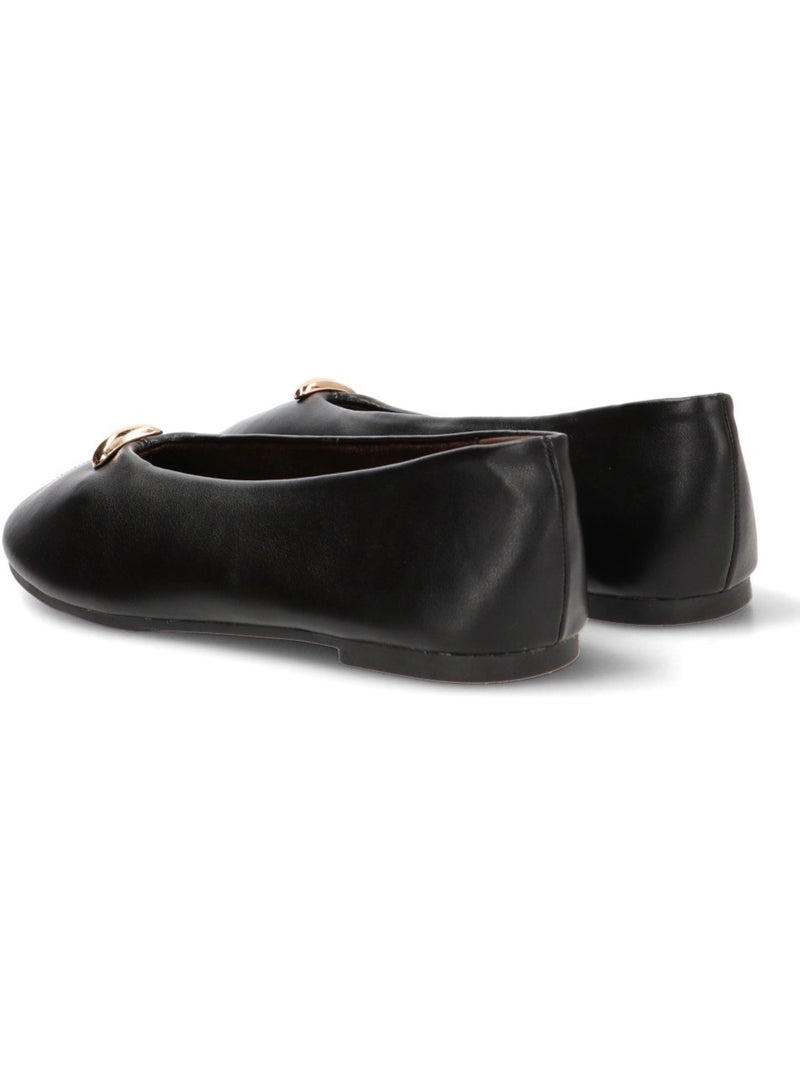 Bailarina diario mujer suela plana - luna collection Negro - Kiabi