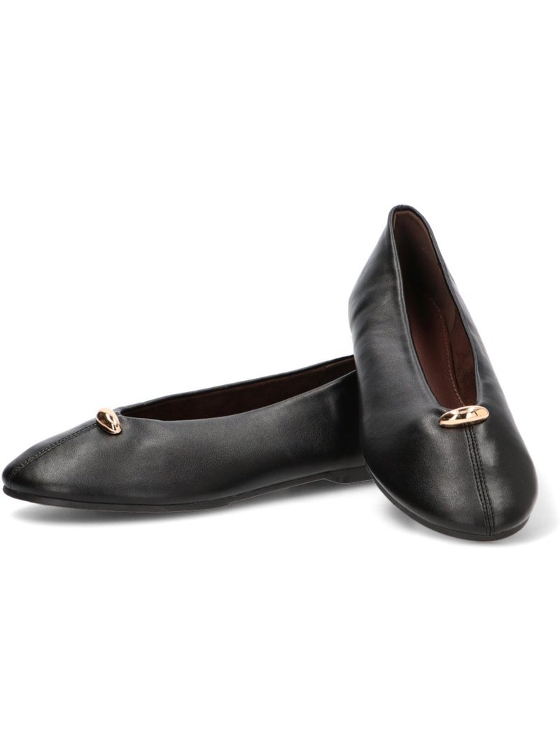 Bailarina diario mujer suela plana - luna collection Negro - Kiabi
