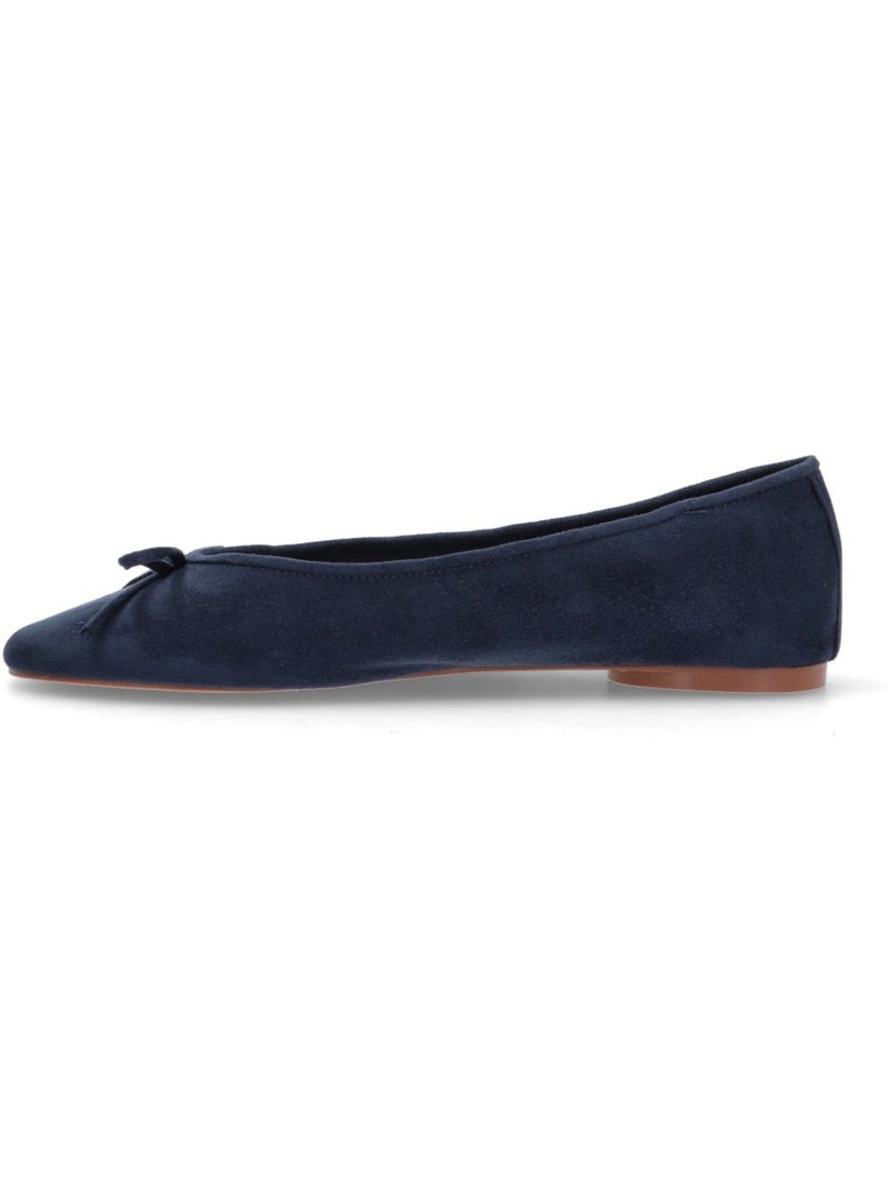 Bailarina Diario Mujer Suela Plana - Luna Trend Azul marino - Kiabi