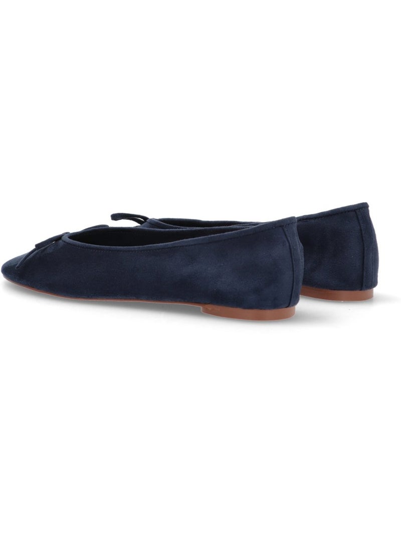 Bailarina Diario Mujer Suela Plana - Luna Trend Azul marino - Kiabi