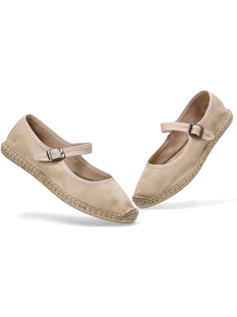 Bailarina Diario Mujer Suela Plana - Luna Trend Beige - Kiabi