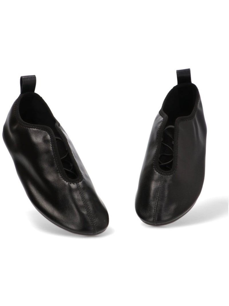 Bailarina Diario Mujer Suela Plana - Luna Trend Negro - Kiabi