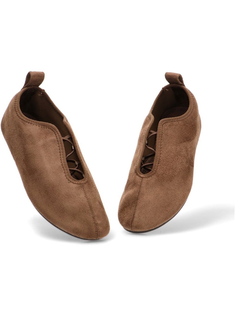 Bailarina Diario Mujer Suela Plana - Luna Trend Taupe - Kiabi